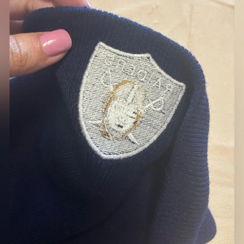 Raiders‎ Kids Beanie - Navy Blue